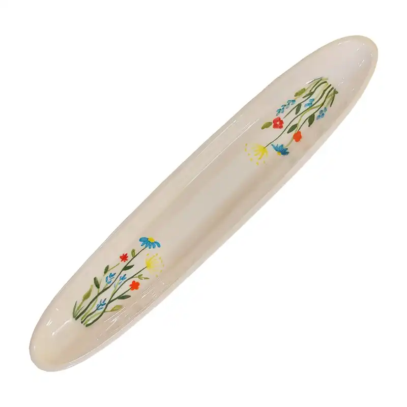 ظرف سرامیکی طرح گل کد ZP51