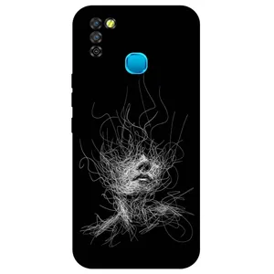 Megafone Face Sketch 7423 Cover For Infinix Smart 5