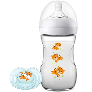  شیشه شیر اونت مدل SCF075/BPAC ظرفیت 260 میلی لیتر به همراه پستانک