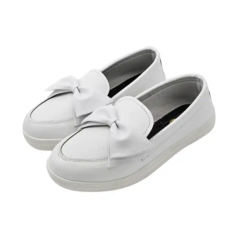 کفش روزمره زنانه سیی مدل پاپیونی کد 2125.1