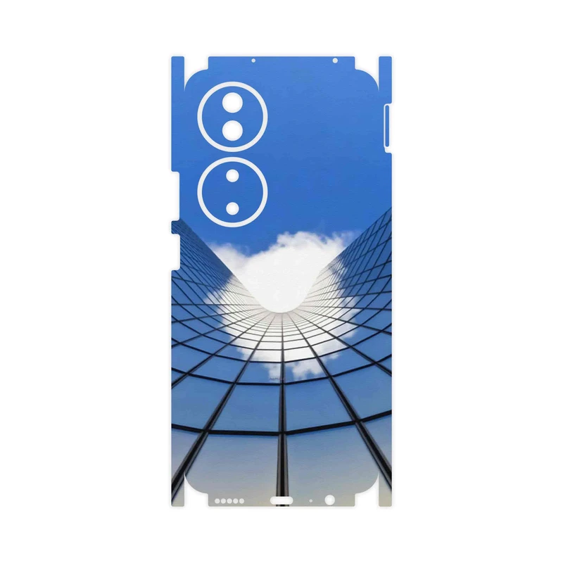 برچسب پوششی ماهوت مدل Glass skyscraper-FullSkin مناسب برای گوشی موبایل آنر X7b