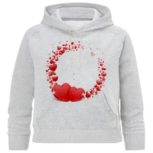 هودی دخترانه مدل قلب کد M 45