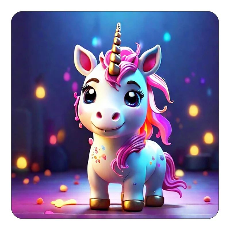 مگنت کاکتی طرح اسب تک شاخ و یونیکورن مدل mp30856