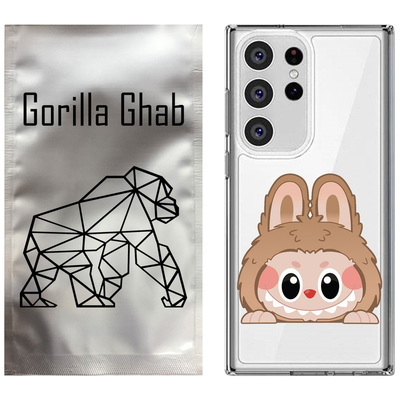 کاور گوریلا قاب مدل CLG کد 143 طرح لبوبو Labubu مناسب برای گوشی موبایل سامسونگ Galaxy S23 Ultra