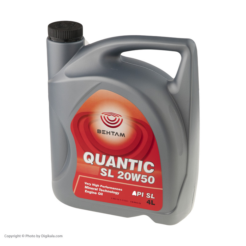 روغن موتور خودرو بهتام روانکار مدل 20W50 Quantic حجم 4 لیتر
