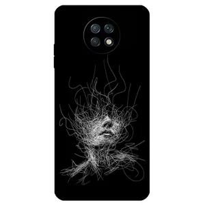 Megafone Face Sketch 7423 Cover For Xiaomi Redmi Note 9 5G