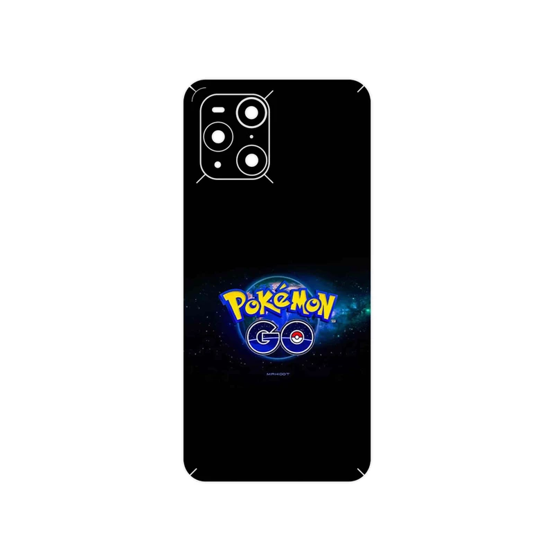 برچسب پوششی ماهوت مدل Pokemon Go Game Series مناسب برای گوشی موبایل اپو Find X3 Pro