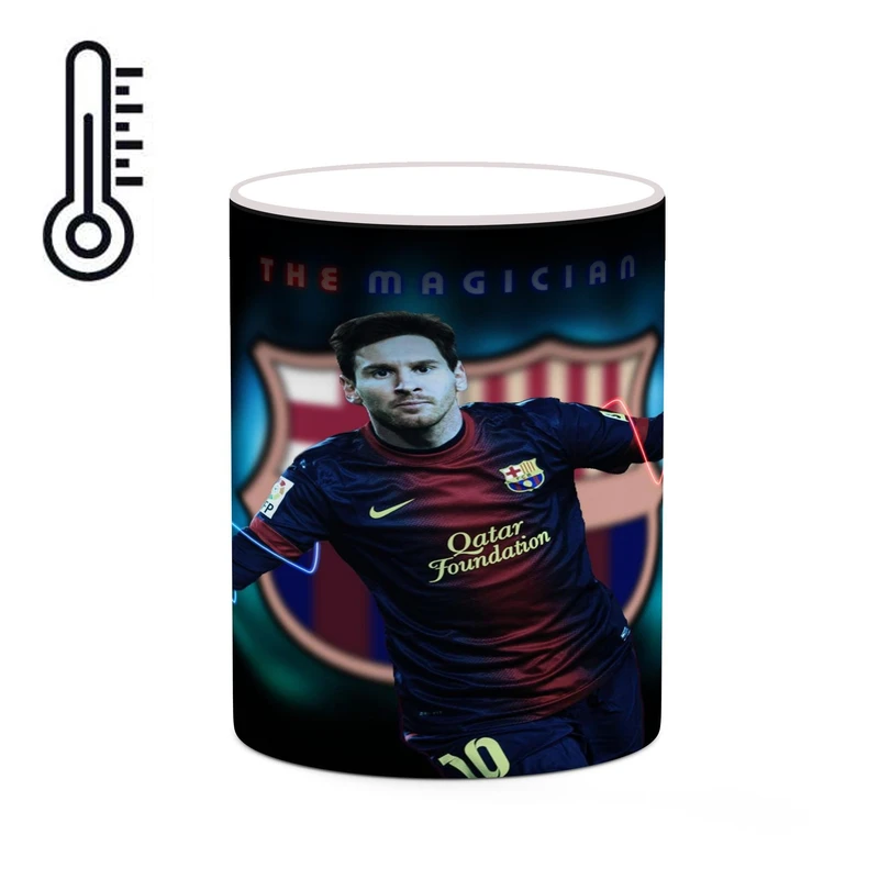 ماگ حرارتی کاکتی طرح Leo Messi لئو مسی مدل mgh42381