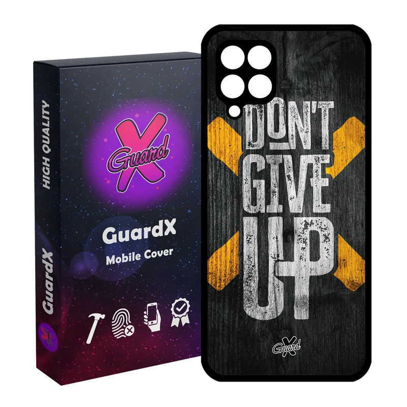 کاور گارد ایکس طرح Text مدل Glass10162 مناسب برای گوشی موبایل سامسونگ Galaxy A22 4G