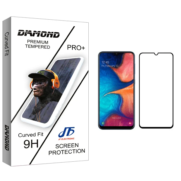 محافظ صفحه نمایش جی اف مدل Diamond glass مناسب برای گوشی موبایل سامسونگ Galaxy A20e