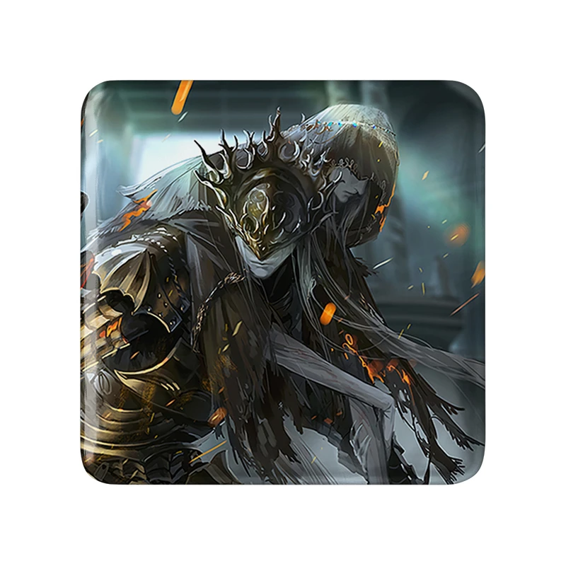 مگنت خندالو طرح لاتریک و لورین دارک سولز مدل مربعی کد 30682