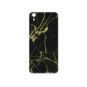 MAHOOT Graphite-Gold-Marble Cover Sticker for HTC Desire Eye