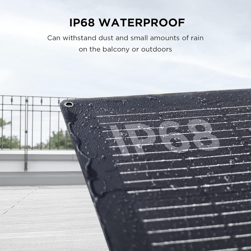 پنل خورشیدی 100 وات اکوفلو مدل Flexible Portable Solar Panel