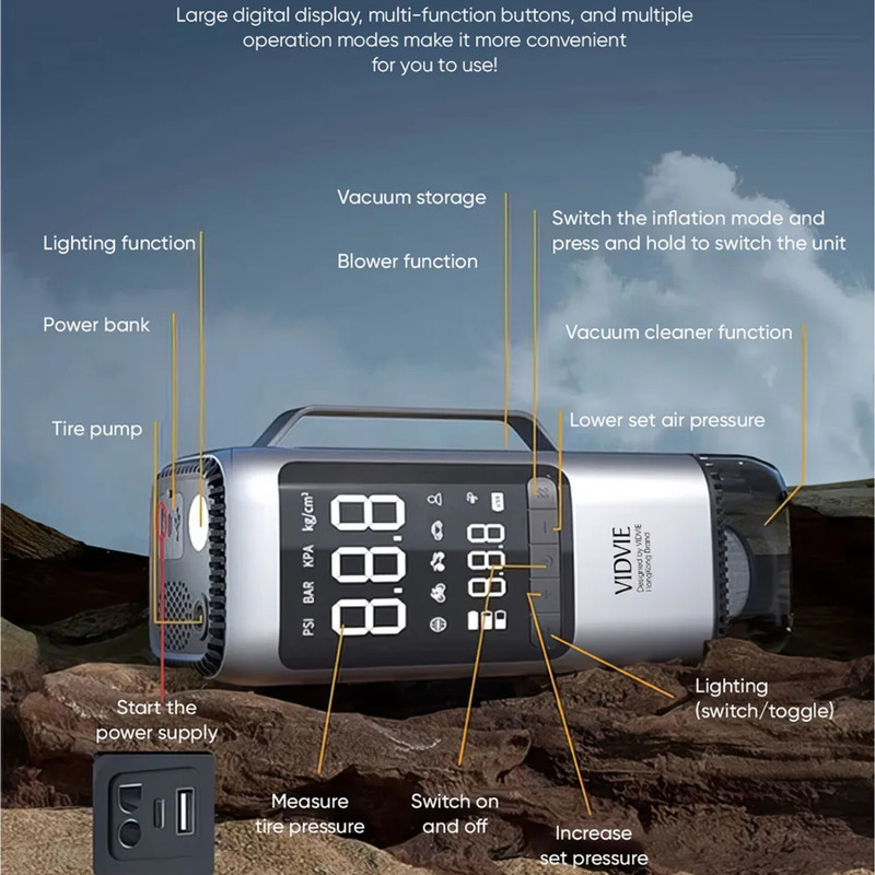 کمپرسور هوا ویدوی مدل CSP001