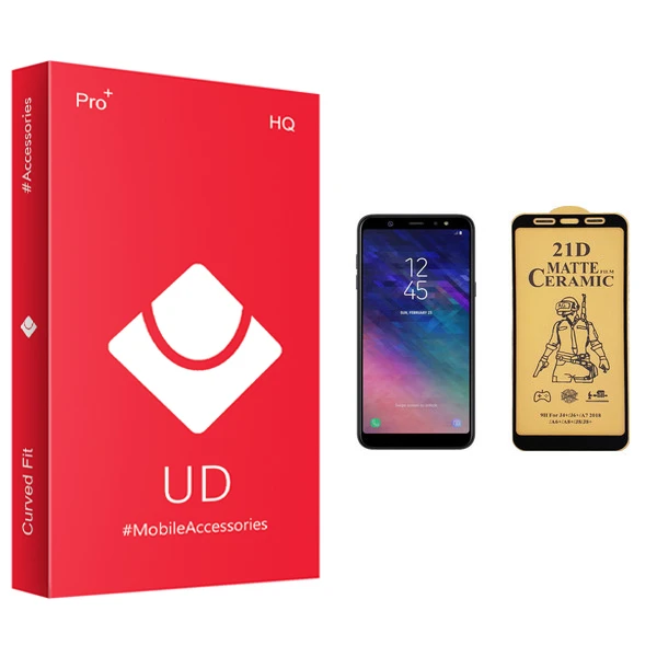 محافظ صفحه نمایش سرامیکی یو دی مدل HQ مناسب برای گوشی موبایل سامسونگ Galaxy A6 Plus
