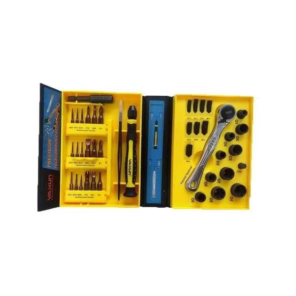 پیچ گوشتی و سری پیچ گوشتی یاکسون مدل YX-6023 مجموعه 41 عددی پیچ گوشتی و سری پیچ گوشتی یاکسون مدل YX-6023 مجموعه 41 عددی