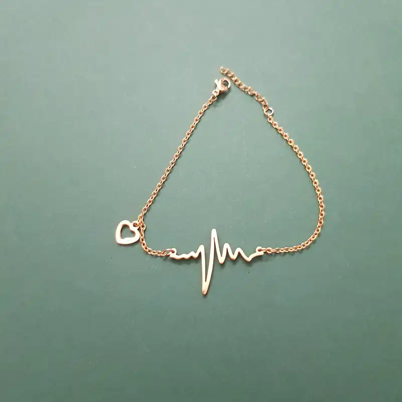 دستبند زنانه مدل ضربان قلب