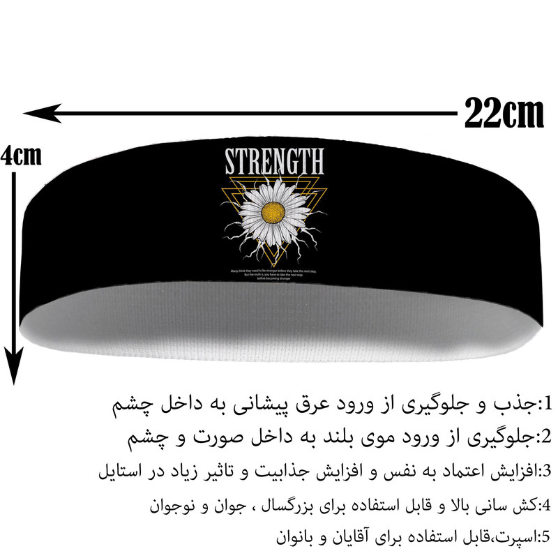 هدبند ورزشی آی تمر کد 630