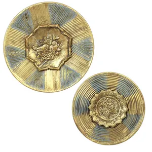 بشقاب دیوارکوب سفالی طرح پرنده مجموعه 2 عددی