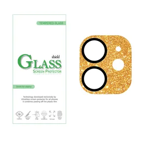  محافظ لنز دوربین شیلد گلس مدل 3D-SWAROVSKI مناسب برای گوشی موبایل اپل iPhone 12