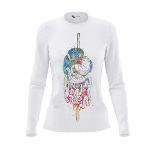 تی شرت آستین بلند زنانه مدل قلب