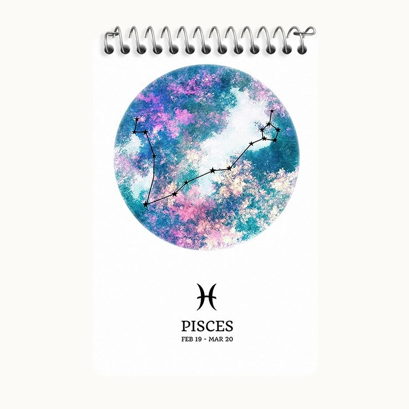 دفتر یادداشت 50 برگ خندالو طرح ماه تولد اسفند کد F11377