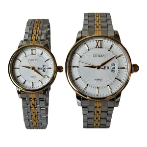 ست ساعت مچی عقربه ای زنانه و مردانه مدل ECO-DRIVE 8059G