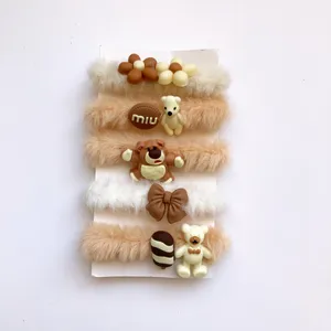 کش مو دخترانه مدل TiB01 بسته 5 عددی