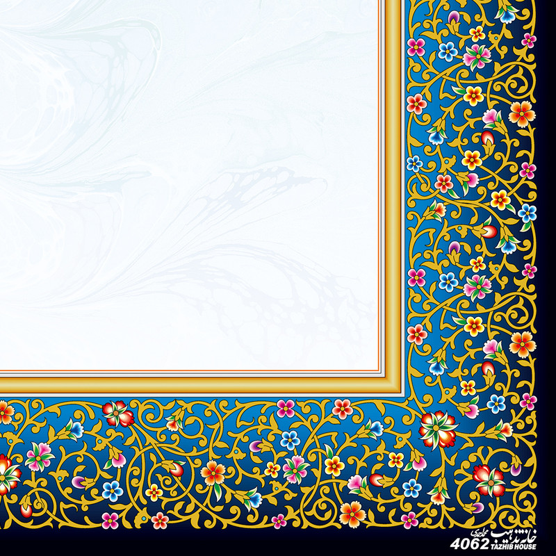 کاغذ تذهیب A4 خانه تذهیب طرح گلستان کد 4062 بسته 20 عددی کاغذ تذهیب A4 خانه تذهیب طرح گلستان کد 4062 بسته 20 عددی