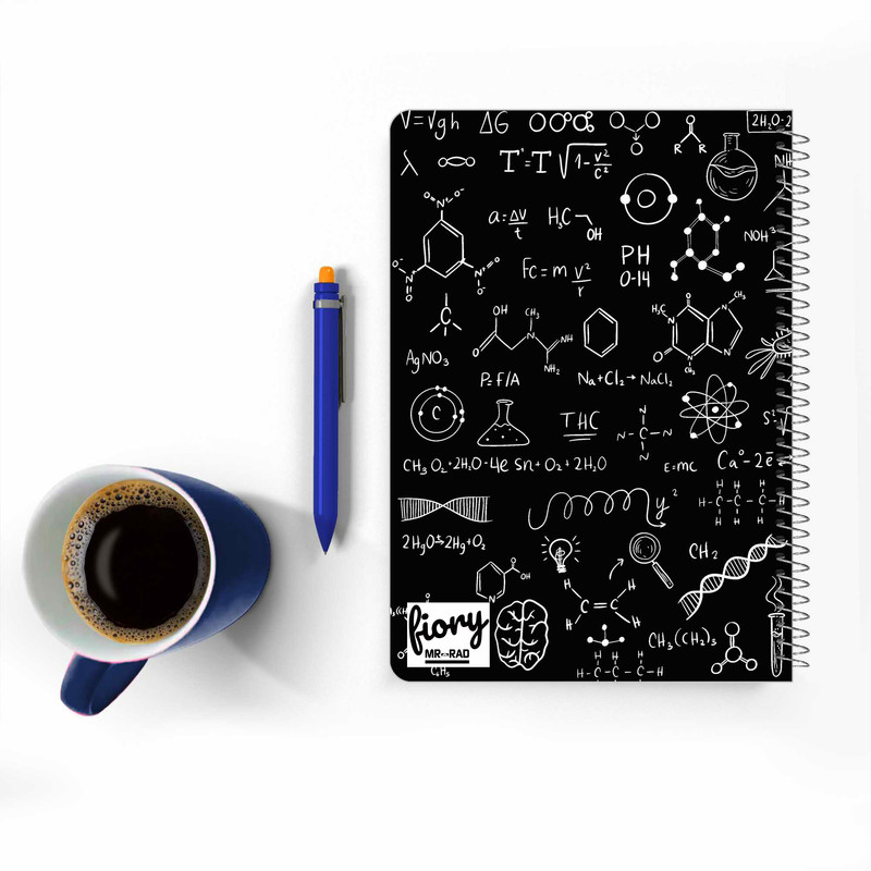 دفتر مشق 50 برگ مستر راد مدل دفتر شیمی کد 1716