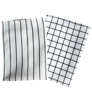 دستمال نظافت خانه و آشپزخانه نخ مدل چهارخانه بسته 2 عددی