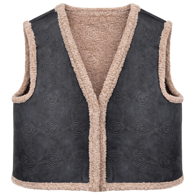 جلیقه زنانه مدل زمستانی داخل خز ۰۱