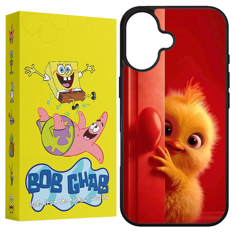 کاور باب قاب طرح جوجه مدل B16PL مناسب برای گوشی موبایل اپل iPhone 16 Plus