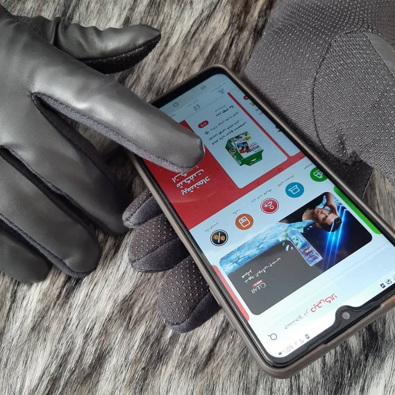 دستکش مردانه مدل چرم کد GL020