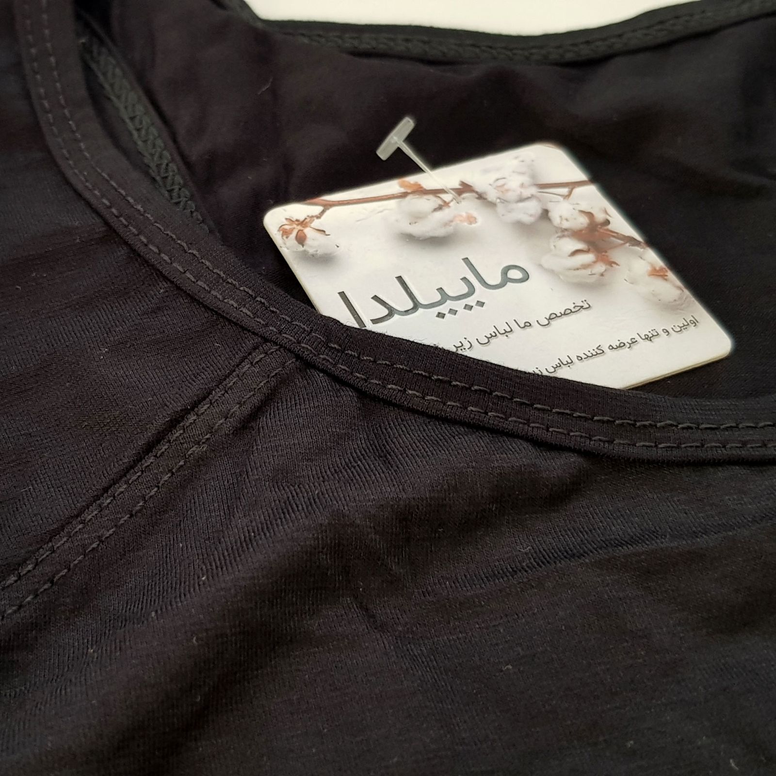 ست نیم تنه و شورت ورزشی زنانه ماییلدا مدل 4055-10125 رنگ مشکی -  - 7