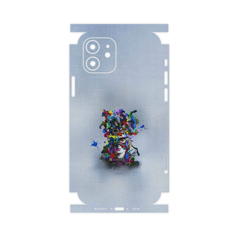 برچسب پوششی ماهوت مدل Collage of surreal Portrait of Women 4-FullSkin مناسب برای گوشی موبایل اپل iPhone 12