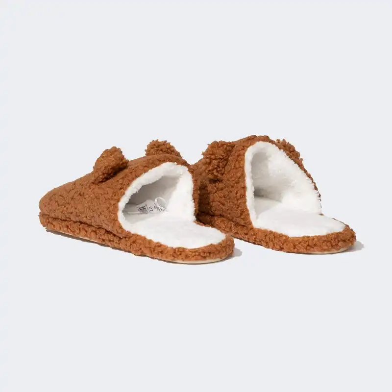 دمپایی حوله‌ای دفکتو مدل Teddy Bear