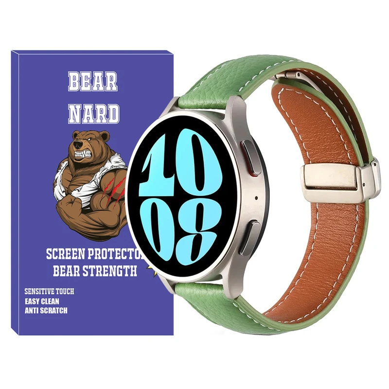 بند برنارد مدل Mag Leather BR مناسب برای ساعت هوشمند سامسونگ Galaxy Watch 6 40mm