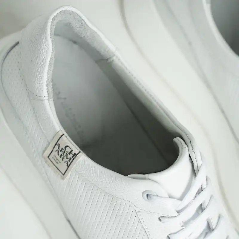 کفش روزمره مردانه چرم آرا مدل Daniel-white