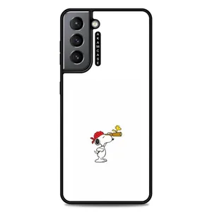 AKAM AMC-WSGS21-SNOOPY-17 Cover For Samsung Galaxy S21