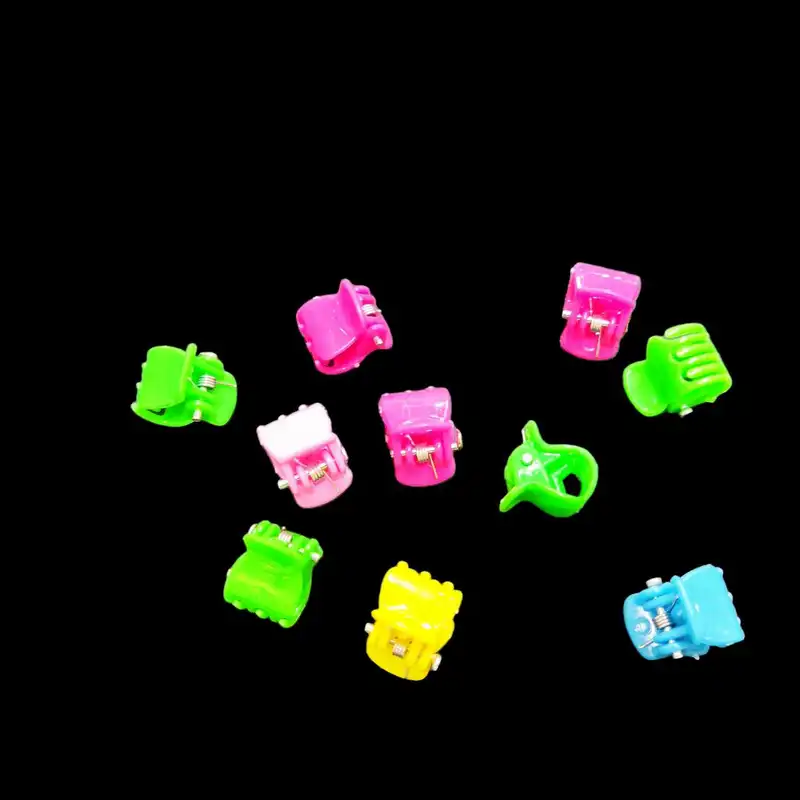 کلیپس مو زنانه مدل ریز کد V-KR01 بسته 10 عددی