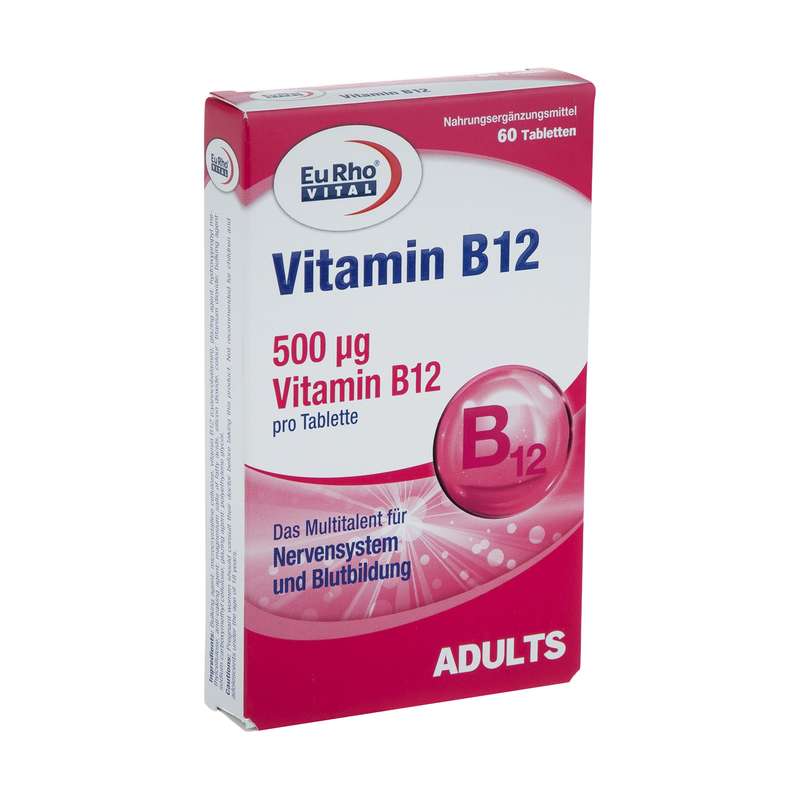 قرص ویتامین B12 یوروویتال بسته 60 عددی قرص ویتامین B12 یوروویتال بسته 60 عددی