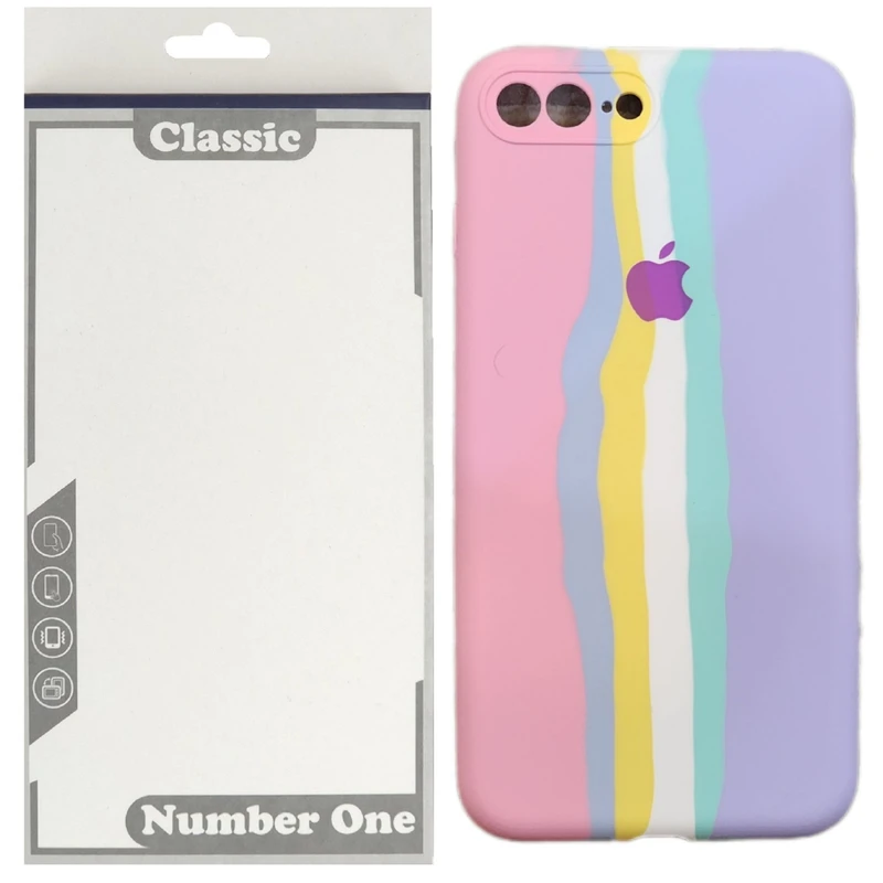 کاور کلاسیک مدل آبرنگی طرح سیلیکون محافظ کد KHO.505 مناسب برای گوشی موبایل اپل IPHONE 7 PLUS / 8 PLUS