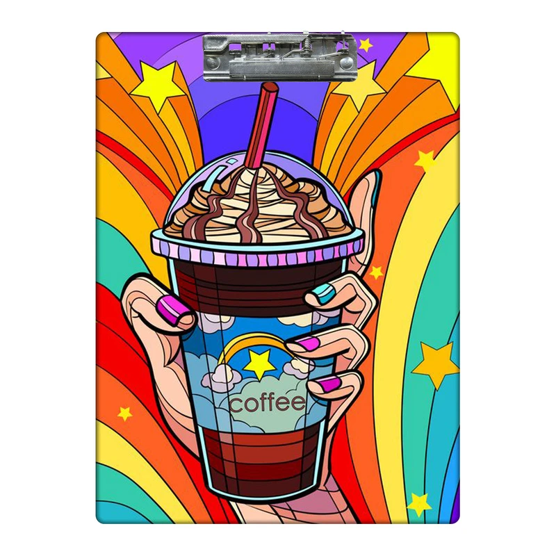 تخته شاسی طرح دنیای رنگی با قهوه کد  2384204 سایز A4