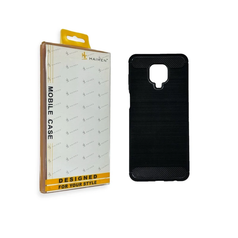 کاور هوآنمین مدل HN طرح کربن مناسب برای گوشی موبایل  شیائومی  Redmi Note 9S/ Note 9 Pro / Poco M2 Pro / Note 9 Pro Max 