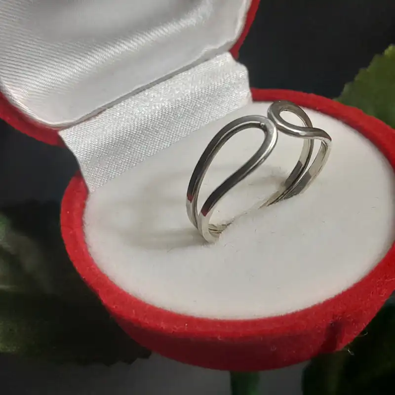 انگشتر نقره زنانه مدل ss267