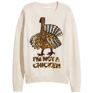 پلیور زنانه اچ اند ام مدل im not a chiken - 004