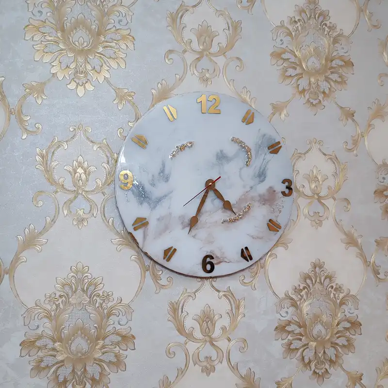 ساعت دیواری رزینی کد 03