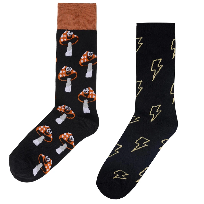 جوراب ساق بلند مردانه کالینز مدل CLBK6070 مجموعه 2 عددی