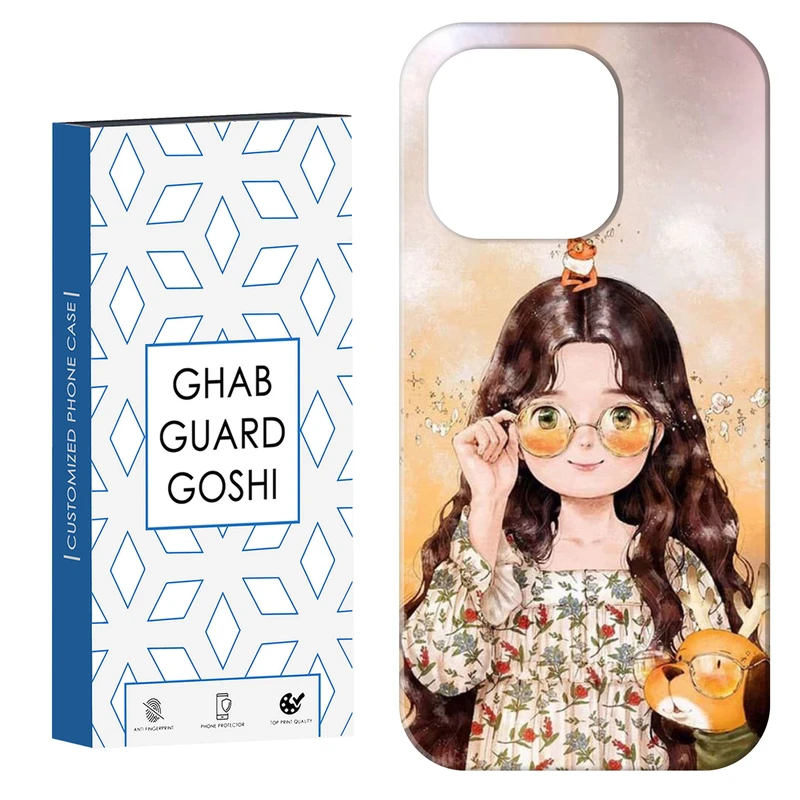 کاور قاب گارد گوشی طرح دخترانه کد Dimo-779 مناسب برای گوشی موبایل اپل IPHONE 15 PRO